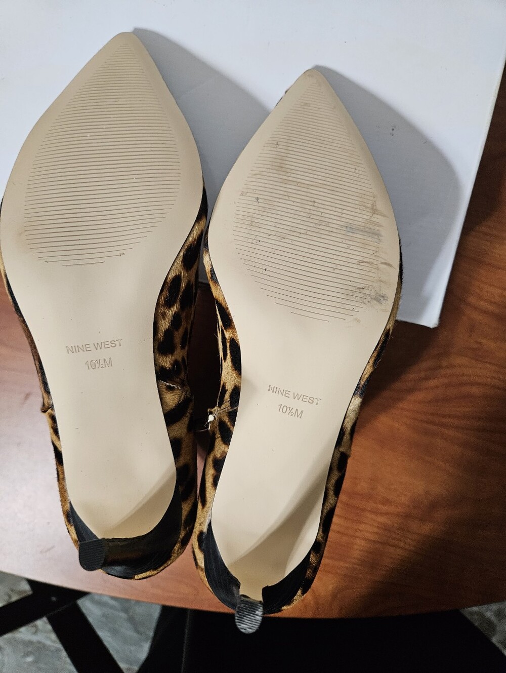 NEW Nine West Leopard-Print Pointed-Toe Ankle Boot - Brown/Black - Picture 2 of 6
